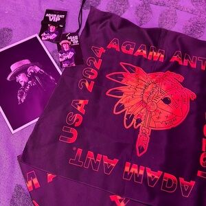 Adam Ant 2024 VIP Bundle Badges & Scarves